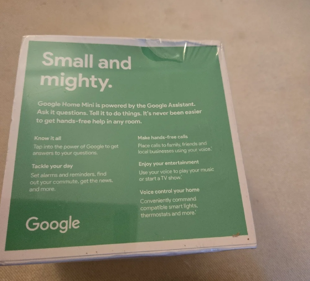 Google Home Mini Charcoal Smart Speaker